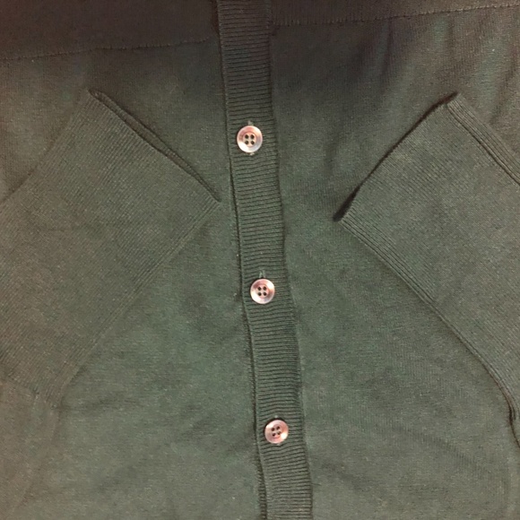 Le Grenier Les evades green minimalist cardi NWT - Picture 5 of 9